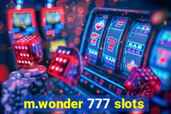 m.wonder 777 slots